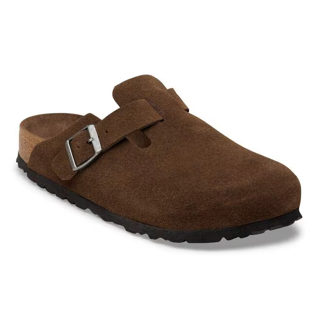 Birkenstock Boston Suede Clogs
