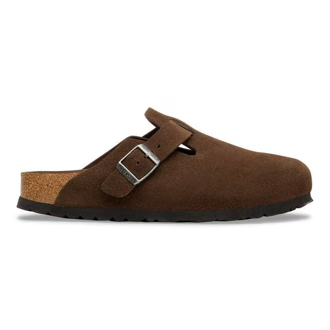Birkenstock Boston Suede Clogs