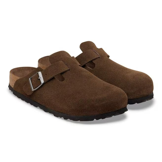 Birkenstock Boston Suede Clogs