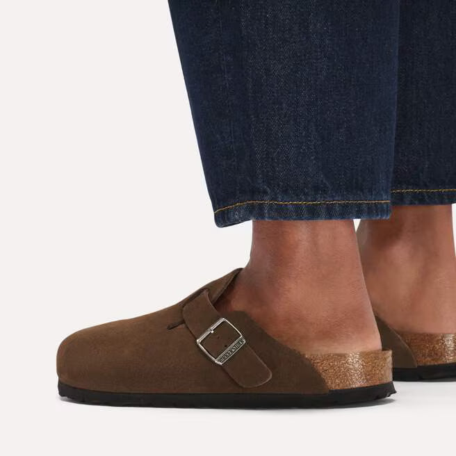 Birkenstock Boston Suede Clogs
