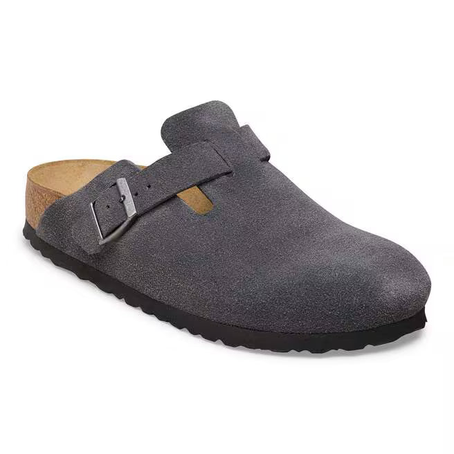 Birkenstock Boston Suede Clogs