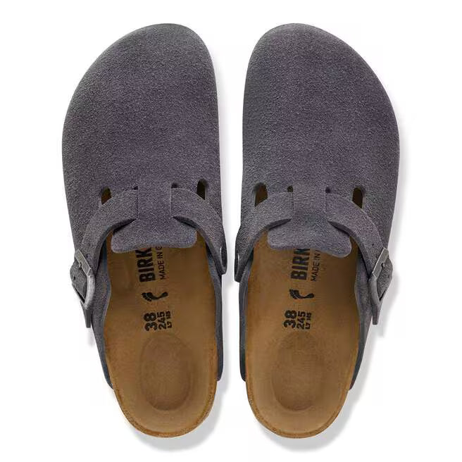 Birkenstock Boston Suede Clogs