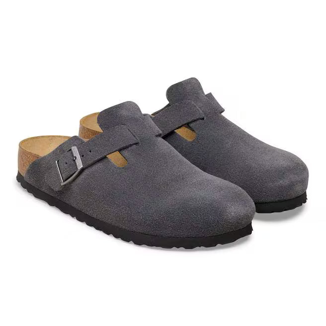 Birkenstock Boston Suede Clogs
